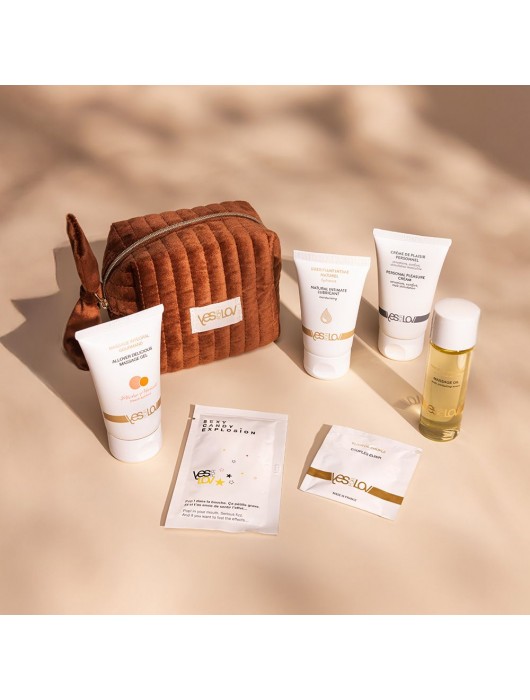 Набор YESforLOV La Trousse Enchantée в коричневой косметичке - YESforLOV - купить с доставкой в Волжском