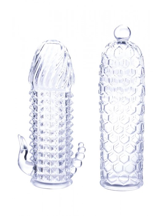 Набор из 2 прозрачных насадок на член Seductive Tickler Sleeves Set - NMC - в Волжском купить с доставкой