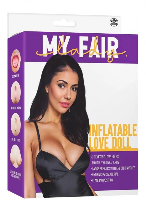 Телесная надувная секс-кукла с 3 любовными отверстиями - NMC - в Волжском купить с доставкой