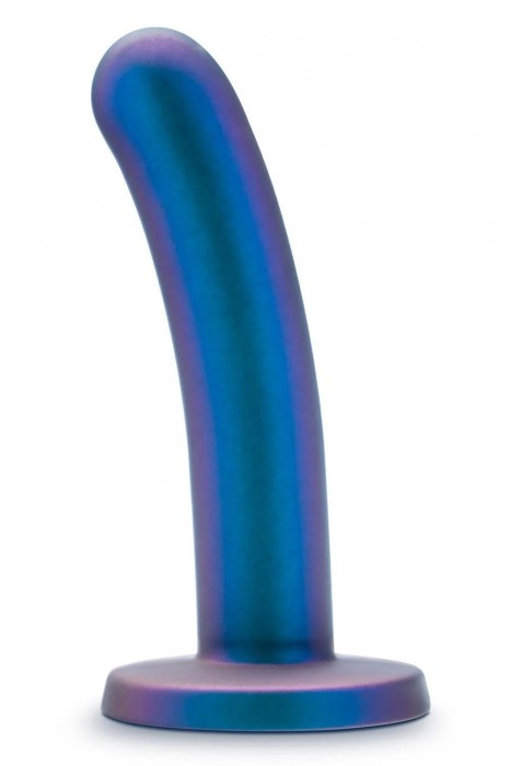 Синяя насадка с гладкой поверхностью Surrender 5.75 Inch Intermediate Pegging Dildo - 14,6 см. - Blush Novelties - купить с доставкой в Волжском