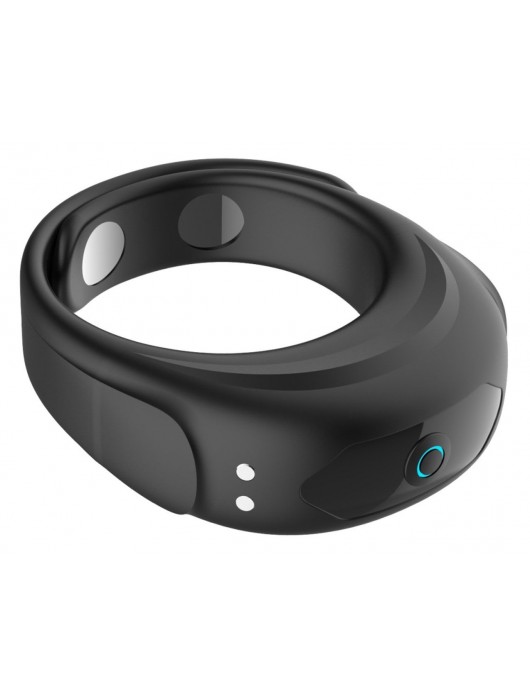 Черное эрекционное виброкольцо на ремешках - Boys of Toys - в Волжском купить с доставкой