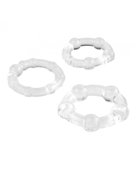 Набор из 3 эрекционных прозрачных колец - Boys of Toys - в Волжском купить с доставкой