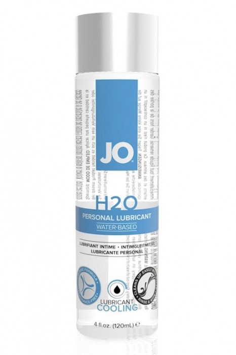 Охлаждающий лубрикант на водной основе JO Personal Lubricant H2O COOLING - 120 мл. - System JO - купить с доставкой в Волжском