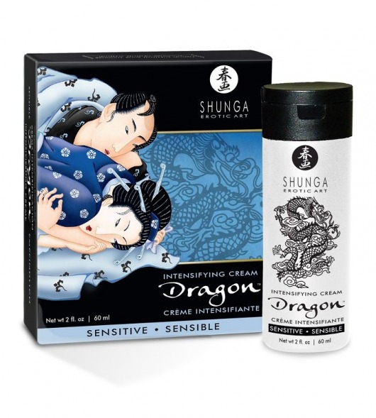 Интимный мужской крем SHUNGA DRAGON SENSITIVE - 60 мл. - Shunga - купить с доставкой в Волжском