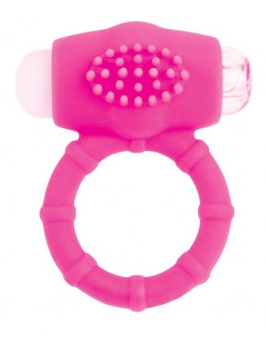 Розовое эрекционное виброкольцо A-toys - A-toys - в Волжском купить с доставкой