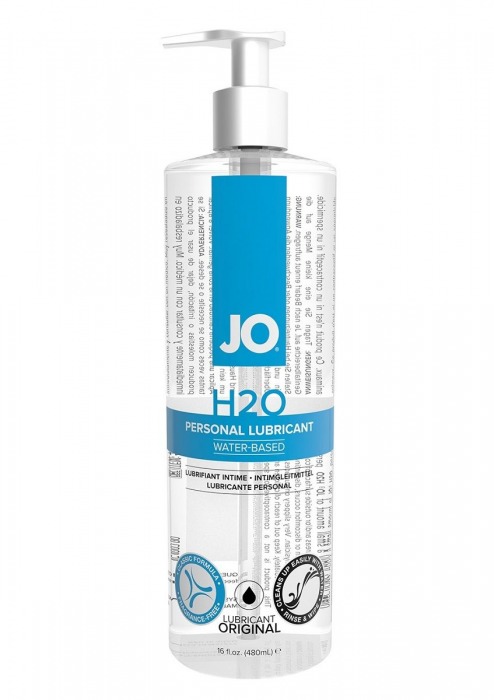 Лубрикант на водной основе JO Personal Lubricant H2O с дозатором - 480 мл. - System JO - купить с доставкой в Волжском