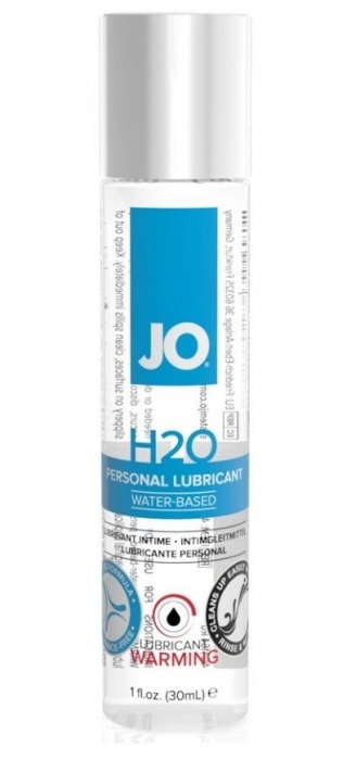 Возбуждающий лубрикант на водной основе JO Personal Lubricant H2O Warming - 30 мл. - System JO - купить с доставкой в Волжском