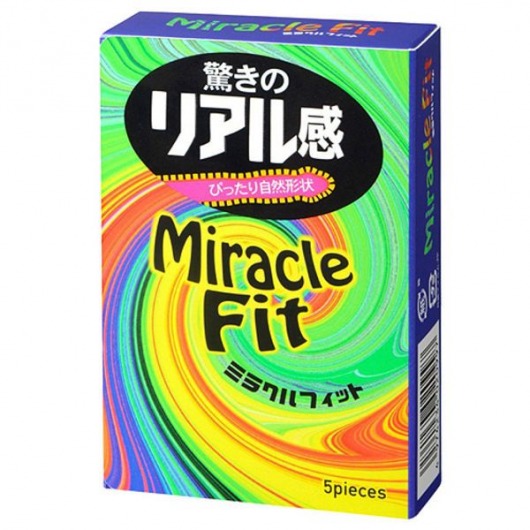 Презервативы Sagami Xtreme Miracle Fit - 5 шт. - Sagami - купить с доставкой в Волжском