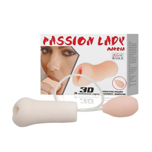Мастурбатор Passion Lady Marcia с грушей для имитации посасывания - Baile - в Волжском купить с доставкой