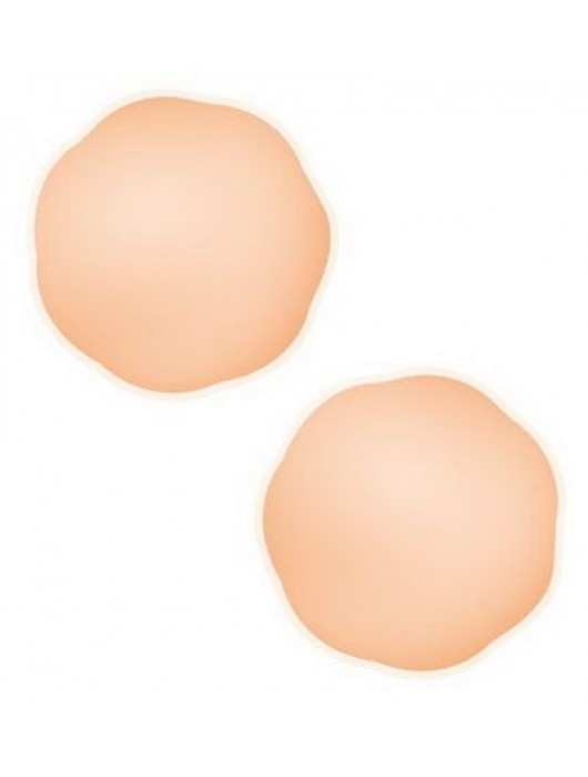 Телесные силиконовые наклейки на соски NIPPLE COVERS SILICONE - Starbust купить с доставкой