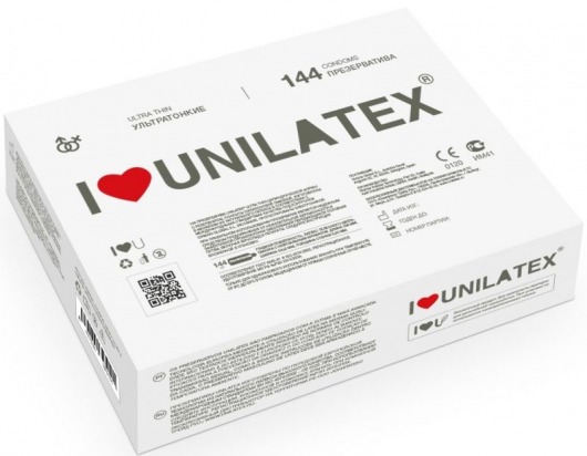 Ультратонкие презервативы Unilatex Ultra Thin - 144 шт. - Unilatex - купить с доставкой в Волжском