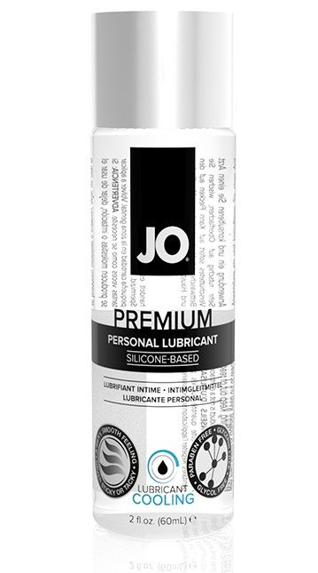 Охлаждающий лубрикант на силиконовой основе JO Personal Premium Lubricant Cooling - 60 мл. - System JO - купить с доставкой в Волжском