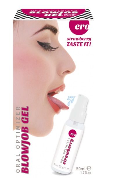 Увлажняющий гель для орального секса с ароматом клубники - 50 мл. - Ero - купить с доставкой в Волжском