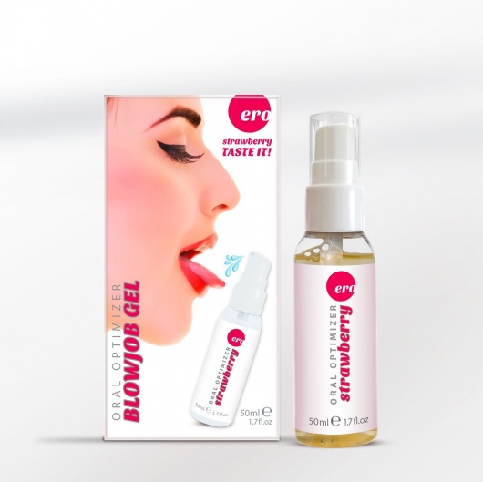 Увлажняющий гель для орального секса с ароматом клубники - 50 мл. - Ero - купить с доставкой в Волжском
