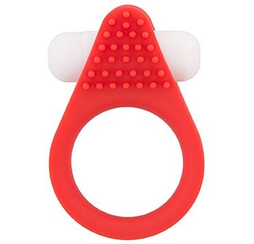 Красное эрекционное кольцо LIT-UP SILICONE STIMU RING 1 RED - Dream Toys - в Волжском купить с доставкой