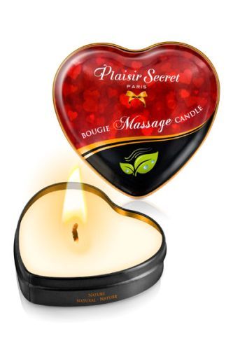 Массажная свеча с нейтральным ароматом Bougie Massage Candle - 35 мл. - Plaisir Secret - купить с доставкой в Волжском