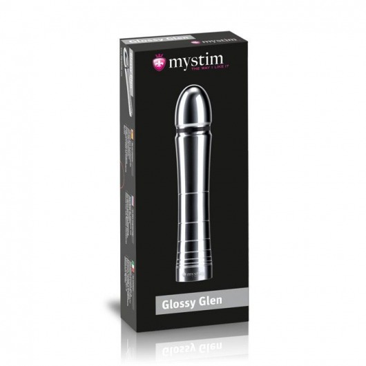 Фаллоимитатор для электростимуляции Glossy Glen Dildo - 14 см. - MyStim - купить с доставкой в Волжском