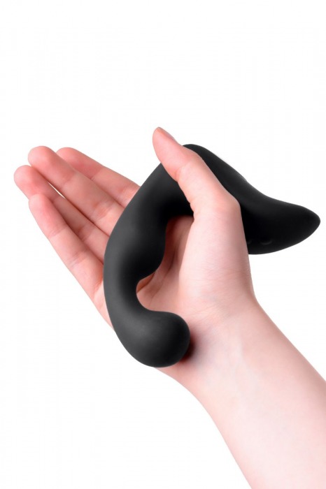 Чёрный изогнутый вибростимулятор простаты Erotist - Erotist Adult Toys - в Волжском купить с доставкой