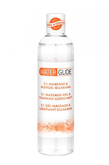 Гель-смазка 2-в-1 MASSAGE   LUBRICANT GUARANA - 300 мл. - Waterglide - купить с доставкой в Волжском