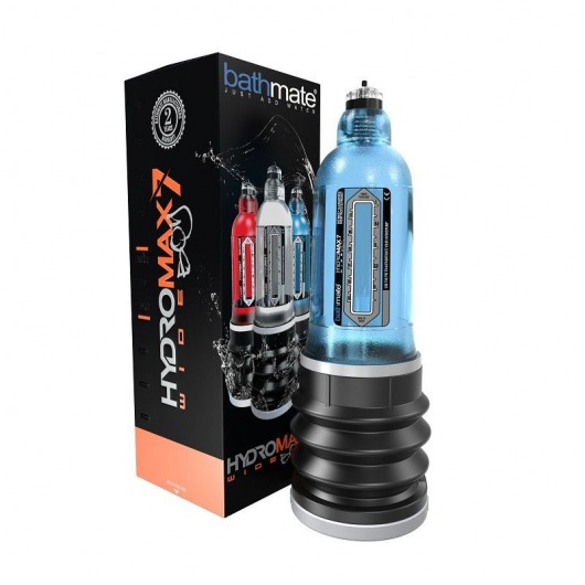 Синяя гидропомпа HydroMAX7 Wide Boy - Bathmate - в Волжском купить с доставкой