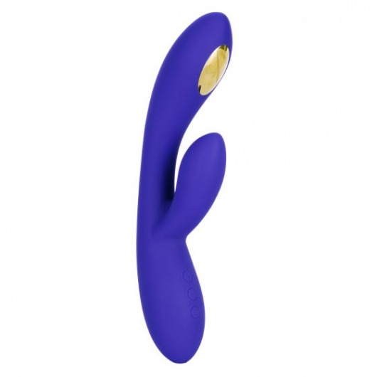 Фиолетовый вибратор с функцией электростимуляции Intimate E-Stimulator Dual Wand - 21,5 см. - California Exotic Novelties - купить с доставкой в Волжском