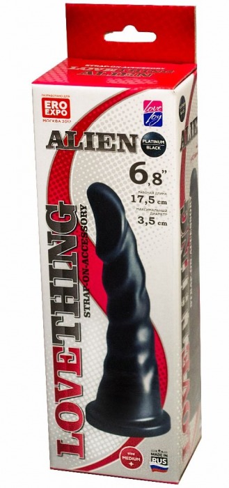 Насадка для трусиков харнесс Alien - 17,5 см. - LOVETOY (А-Полимер) - купить с доставкой в Волжском