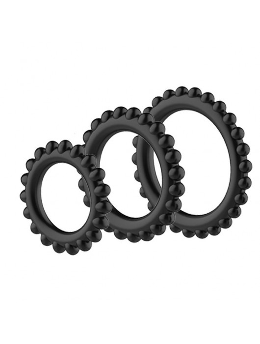 Набор из 3 эрекционных колец Sex Expert - Sex Expert - в Волжском купить с доставкой