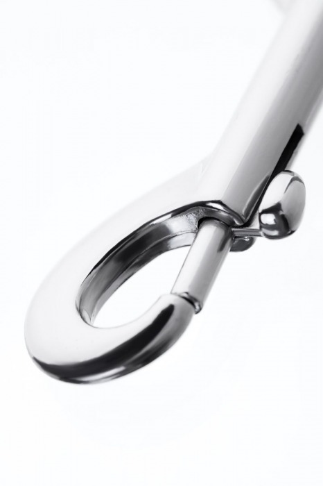 Серебристый двухсторонний карабин TOYFA Metal - ToyFa - купить с доставкой в Волжском