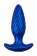 Синяя анальная вибровтулка Closs с управлением через приложение - ToyFa