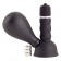 Черный вибратор с грушей на сосок - ToyFa в Волжском Черный вибратор с грушей на сосок - ToyFa
