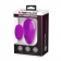 Лиловое виброяйцо с удобным пультом управления вибрацией - Baile в Волжском Лиловое виброяйцо с удобным пультом управления вибрацией - Baile